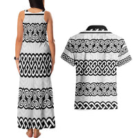 Ireland Celtic Pattern Couples Matching Tank Maxi Dress and Hawaiian Shirt Celtic Knot