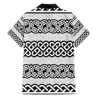 Ireland Celtic Pattern Family Matching Short Sleeve Bodycon Dress and Hawaiian Shirt Celtic Knot