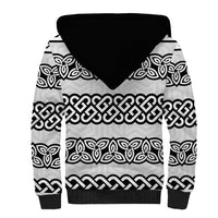 Ireland Celtic Pattern Sherpa Hoodie Celtic Knot