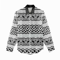 Ireland Celtic Pattern Women Casual Shirt Celtic Knot