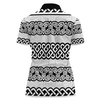 Ireland Celtic Pattern Women Polo Shirt Celtic Knot