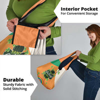 Ireland Irish Leprechaun with Shamrock Grocery Bag Ireland 17th March Saint Patrick's Day