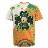 Ireland Irish Leprechaun with Shamrock Rugby Jersey Ireland 17th March Saint Patrick's Day