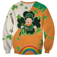 Ireland Irish Leprechaun with Shamrock Sweatshirt Ireland 17th March Saint Patrick's Day