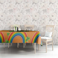 Ireland Irish Leprechaun with Shamrock Tablecloth Ireland 17th March Saint Patrick's Day