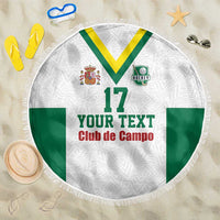 Custom Spain Field Hockey Beach Blanket Club de Campo Sporty Style