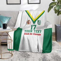 Custom Spain Field Hockey Blanket Club de Campo Sporty Style