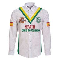 Custom Spain Field Hockey Family Matching Mermaid Dress and Hawaiian Shirt Club de Campo Sporty Style