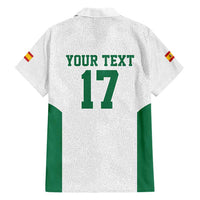 Custom Spain Field Hockey Family Matching Short Sleeve Bodycon Dress and Hawaiian Shirt Club de Campo Sporty Style