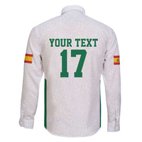 Custom Spain Field Hockey Family Matching Short Sleeve Bodycon Dress and Hawaiian Shirt Club de Campo Sporty Style