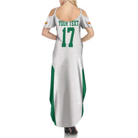 Custom Spain Field Hockey Family Matching Summer Maxi Dress and Hawaiian Shirt Club de Campo Sporty Style