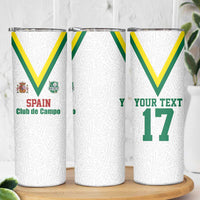 Custom Spain Field Hockey Skinny Tumbler Club de Campo Sporty Style