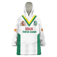 Custom Spain Field Hockey Wearable Blanket Hoodie Club de Campo Sporty Style