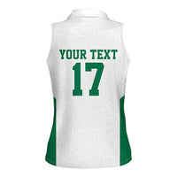 Custom Spain Field Hockey Women Sleeveless Polo Shirt Club de Campo Sporty Style