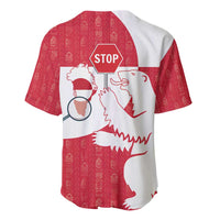 Greenland Not For Sale Baseball Jersey Polar Bear