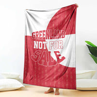 Greenland Not For Sale Blanket Polar Bear