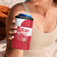 Greenland Not For Sale 4 in 1 Can Cooler Tumbler Polar Bear