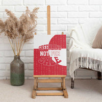 Greenland Not For Sale Canvas Wall Art Polar Bear