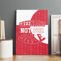 Greenland Not For Sale Canvas Wall Art Polar Bear