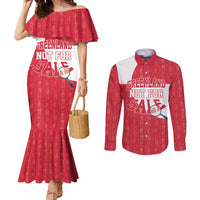 Greenland Not For Sale Couples Matching Mermaid Dress and Long Sleeve Button Shirt Polar Bear