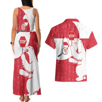 Greenland Not For Sale Couples Matching Tank Maxi Dress and Hawaiian Shirt Polar Bear