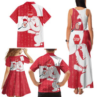 Greenland Not For Sale Family Matching Tank Maxi Dress and Hawaiian Shirt Polar Bear