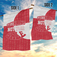 Greenland Not For Sale Garden Flag Polar Bear