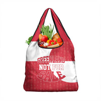 Greenland Not For Sale Grocery Bag Polar Bear
