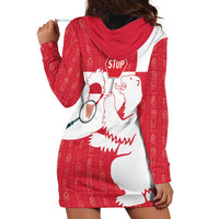 Greenland Not For Sale Hoodie Dress Polar Bear