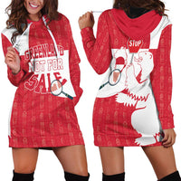 Greenland Not For Sale Hoodie Dress Polar Bear