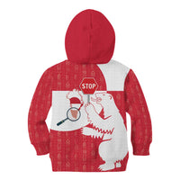 Greenland Not For Sale Kid Hoodie Polar Bear