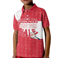 Greenland Not For Sale Kid Polo Shirt Polar Bear