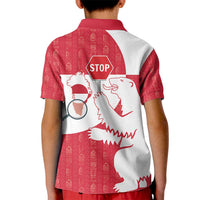 Greenland Not For Sale Kid Polo Shirt Polar Bear