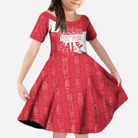 Greenland Not For Sale Kid Short Sleeve Dress Polar Bear