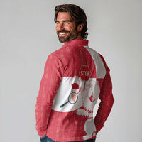 Greenland Not For Sale Long Sleeve Polo Shirt Polar Bear