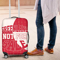 Greenland Not For Sale Luggage Cover Polar Bear