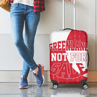 Greenland Not For Sale Luggage Cover Polar Bear