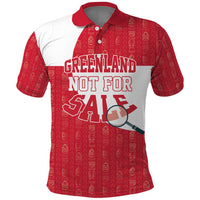 Greenland Not For Sale Polo Shirt Polar Bear