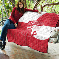 Greenland Not For Sale Quilt Polar Bear