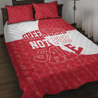Greenland Not For Sale Quilt Bed Set Polar Bear