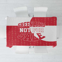 Greenland Not For Sale Tablecloth Polar Bear