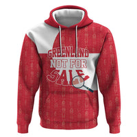 Greenland Not For Sale Zip Hoodie Polar Bear