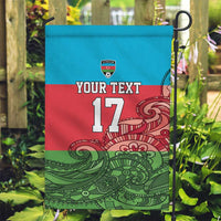 Custom Azerbaijan Football Garden Flag Azerbaijan Pattern Buta