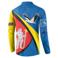 Lithuania Alytus County Button Sweatshirt Alytaus Apskritis Coat of Arms