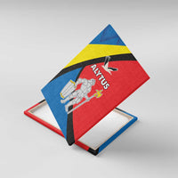 Lithuania Alytus County Canvas Wall Art Alytaus Apskritis Coat of Arms