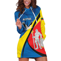 Lithuania Alytus County Hoodie Dress Alytaus Apskritis Coat of Arms