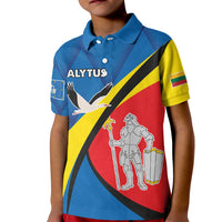 Lithuania Alytus County Kid Polo Shirt Alytaus Apskritis Coat of Arms
