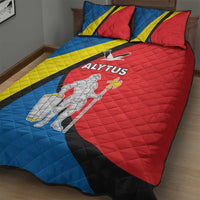 Lithuania Alytus County Quilt Bed Set Alytaus Apskritis Coat of Arms LT17 - Wonder Print Shop