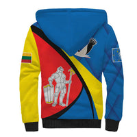 Lithuania Alytus County Sherpa Hoodie Alytaus Apskritis Coat of Arms LT17 - Wonder Print Shop