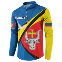 Lithuania Kaunas County Button Sweatshirt Kauno Apskritis Coat of Arms